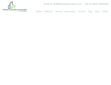 Tablet Screenshot of deshomerenovations.com
